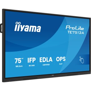 iiyama ProLite TE7513A-B1AG 75 IPS 4K Infrarot 40xTouch