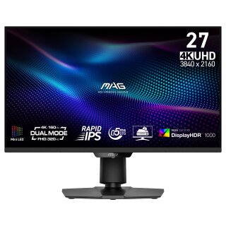 MSI MAG 274UPDF E16M - LED-Monitor - Gaming - 68.6 cm (27") - 3840 x 2160 4K UHD (2160p) @ 160 Hz