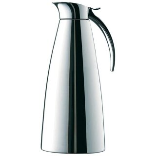 Emsa 502663 Isolierkanne. Edelstahl. 0.3 Liter. Easy Open Verschluss. Eleganza