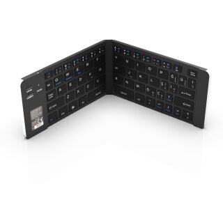 INCA Tastatur + Maus IBK-579BT BT 3.0 Mini-Größe, faltbar, 5-10m silver