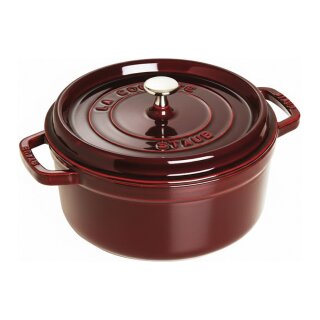 Staub La Marmite 24cm rund, Grenadine, Gusseisen