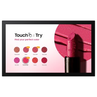 Samsung QB13C-T - 33 cm (13") LED interaktive Digital Signage - mit Touchscreen (Multi-Touch) - Tizen OS - 1080p 1920 x 1080 - Schwarz