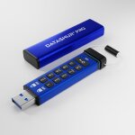 STICK iStorage USB-Stick datAshur Pro blau. schwarz 32 GB