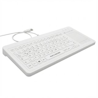 MAN&MACHINE Really Cool Touch DE wh. Hygienetastatur,white,USB,DE