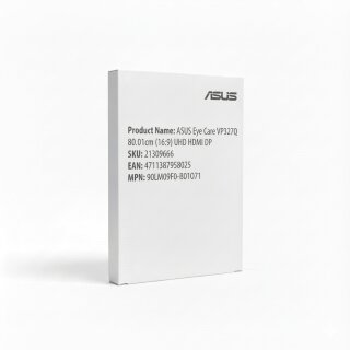 ASUS Eye Care VP327Q 80.01cm (16:9) UHD HDMI DP