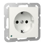 GIRA 417003 SCHUKO LED-Leuchte + SH System 55 Reinweiß