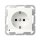 GIRA 417003 SCHUKO LED-Leuchte + SH System 55 Reinweiß