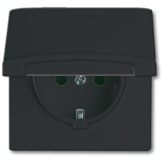 BUSCH JAEGER BJ 20 EUGK-35-101 Steckdose Klappdeckel Allwetter wassergeschützt IP44 anthrazit