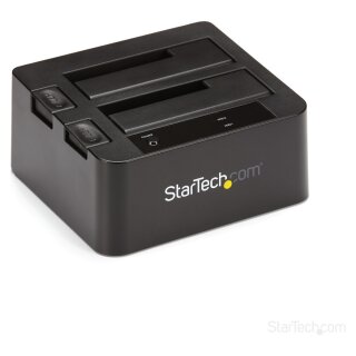 D StarTech USB 3.1 GEN 2 DUAL-BAY DOCK