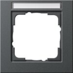 GIRA 109123 Rahmen 1f BSF anthrazit E2