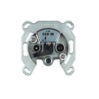 Kathrein ESD 30 Antennendose EINZEL 3-Loch mit DC-Durchlaß