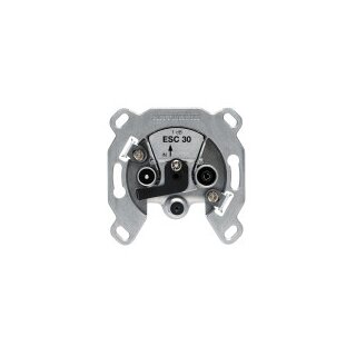 Kathrein ESC 30 Antennendose EINZEL 3-Loch mit DC-Durchlaß selekt