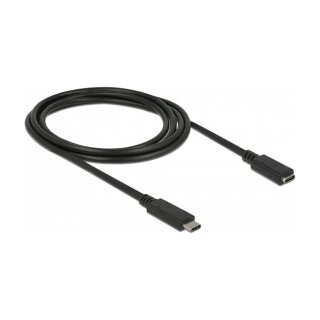 USB 10 Gbps Verlängerungskabel USB Type-C™ Stecker zu Buchse 2 m 4K PD 60 W