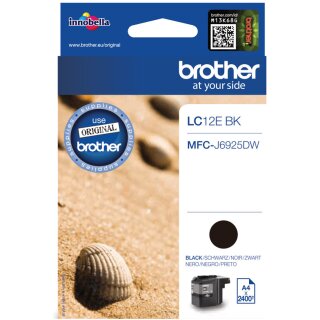 Brother Tinte LC-12EBK schwarz