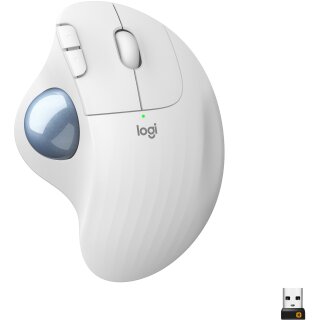 Logitech M575 ERGO Wireless Trackball white
