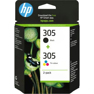 HP Tinte 305 6ZD17AE Multipack (BK/C/M/Y)
