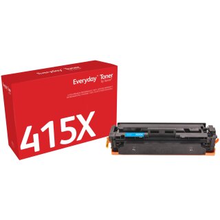 Xerox Everyday Toner 006R04189 Cyan alternativ zu HP Toner 414X W2031X Hohe Kapazität