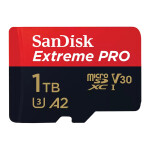 CARD 1TB Sandisk Extreme PRO microsdxc 200MB/s + Adapter