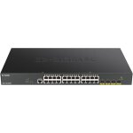 DGS-1250-28XMP/E 28-Port Smart Managed PoE+ Gigabit...