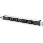 DIGITUS PDU 1U 12xC13 Ausgänge 230V/16A schwarz