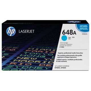 HP 648A original Color LaserJet Toner cartridge CE261A cyan standard capacity 11.000 pages 1-pack