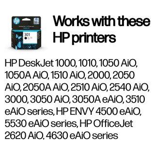 HP Tinte 301 CH561EE Schwarz