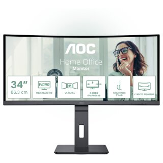 AOC 86.0cm (34") CU34P3CV 21:09 HDMI+DP+USB-C VA Curved retail