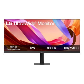 86,4 cm/34" (2560×1080) LG 34U511A-B 21:9 WFHD IPS 5 ms 100 Hz HDMI DisplayPort VESA Black