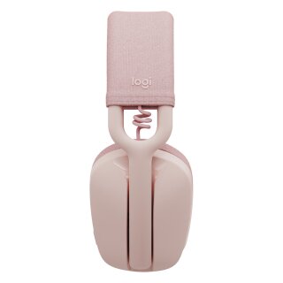 Logitech Zone Vibe 100 Headset full size Bluetooth wireless rose