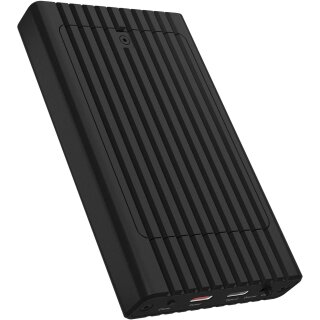 ICY BOX IB-2817MCL-C31 Externes USB-C 3.2 Gehäuse für 2x M.2 NVMe SSD mit Klonfunktion