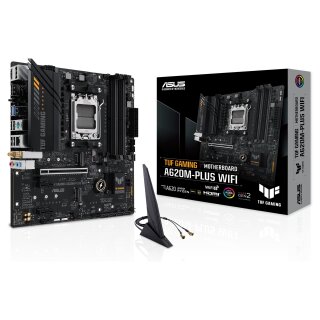 MB ASUS TUF GAMING A620M-PLUS WIFI (AMD.AM5.DDR5.mATX)