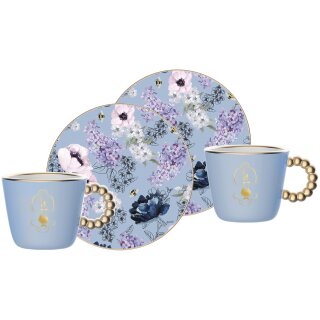 Bialetti Set 2 Tassen inkl. Untertassen Bridgerton