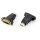 Equip HDMI Adapter A-DVI(24+1) St/Bu 1920x1080/60HZ sw Polybeutel