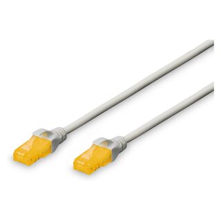 DIGITUS CAT 6A U/UTP Patchkabel, 0,5m, grau