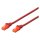 DIGITUS CAT 6 U/UTP Patchkabel - LSZH, 0,25m, rot