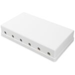 DIGITUS Gehäuse für Keystone Jacks 6-Port....