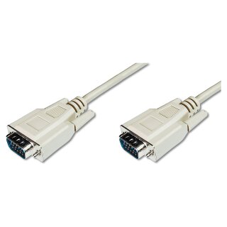Digitus VGA-Kabel D-Sub15->D-Sub15 St/St 1.80m be