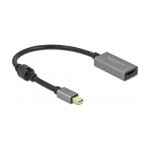 DELOCK Aktiver mini DisplayPort 1.4 zu HDMI Adapter 4K...