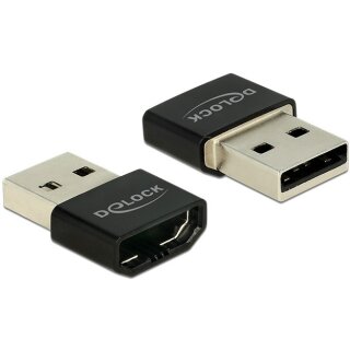 DELOCK Adapter HDMI A Buchse USB A Stecker Delock
