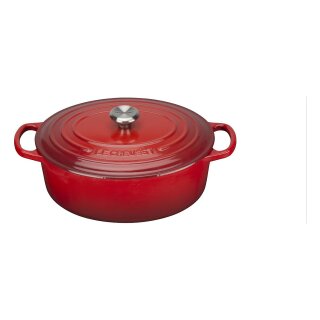 Le Creuset Signature Bräter oval 27 cm kirschrot