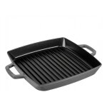 Staub Grillpfanne induktion quadratisch 33cm Graphit-grau