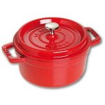 Staub La Cocotte 20cm rund. rot. Gusseisen