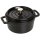 Staub La Cocotte 20cm rund. schwarz. Gusseisen
