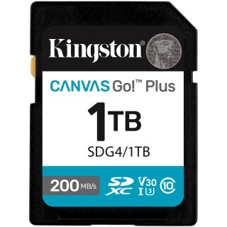 CARD KINGSTON 1TB XC Canvas Go Plus Gen4 200MB/s C10 UHS-I U3 V30