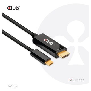 Club3D HDMI-Kabel A -> USB-C aktiv 4K60Hz 1.8m retail