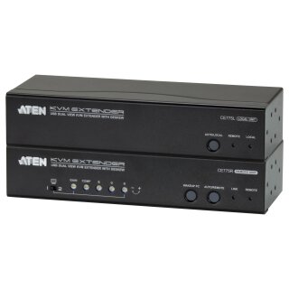 ATEN CE775 USB VGA Dual View KVM Extender