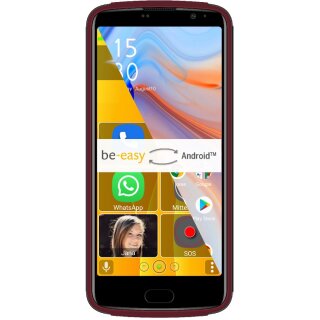 Bea-fon M7 Lite 4G Senior Smartphone red