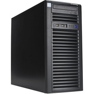 Server bluechip SERVERline T40320s Tower, Xeon 4410Y 32 GB DDR5, 2 x 960 GB SSD, 2 x RJ45 (10 Gb/s)
