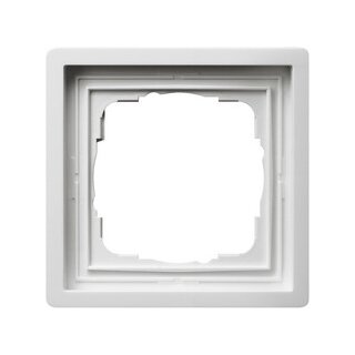 GIRA 0211112 Rahmen 1f reinweiß Flächenschalter