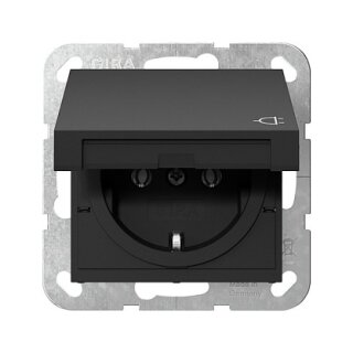GIRA 4454005 SCHUKO KD System 55 Schwarz m
